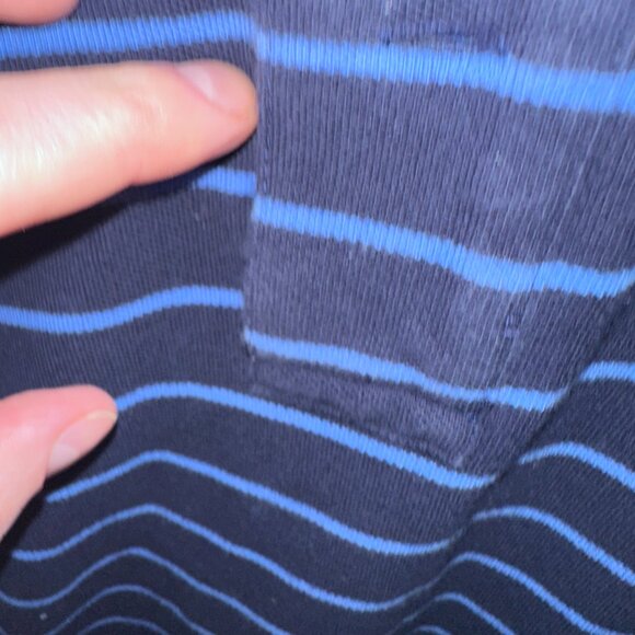 Two Blue Polo Ralph Lauren Striped Polos - Size Medium - Picture 4 of 9